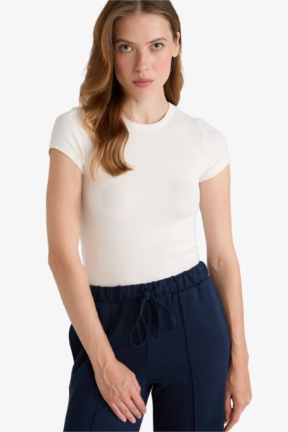 Slim Fit Skinny Crew Neck T-Shirt