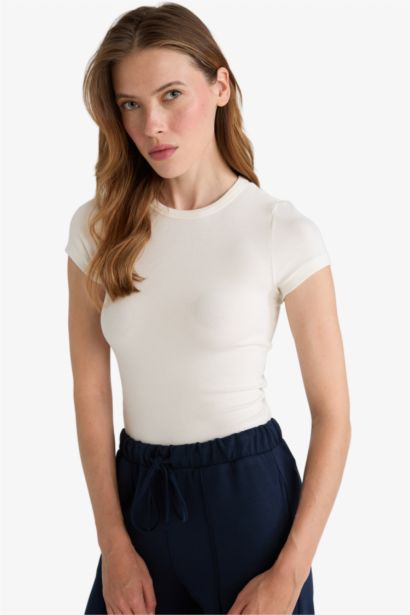 Slim Fit Skinny Crew Neck T-Shirt