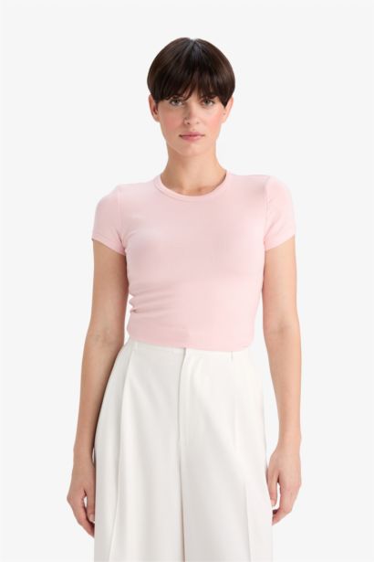 Slim Fit Skinny Crew Neck T-Shirt