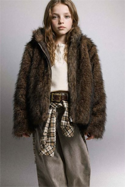 Girl High Neck Puffer Jacket