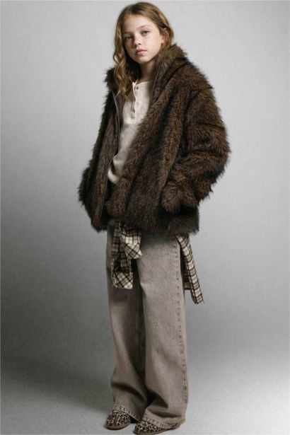 Girl High Neck Puffer Jacket