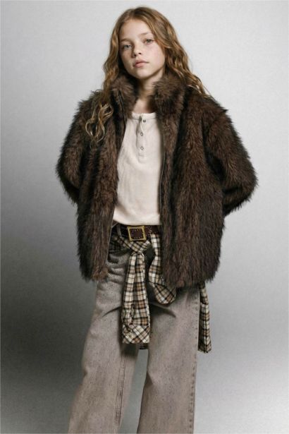 Girl High Neck Puffer Jacket