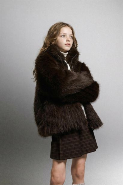 Girl High Neck Puffer Jacket