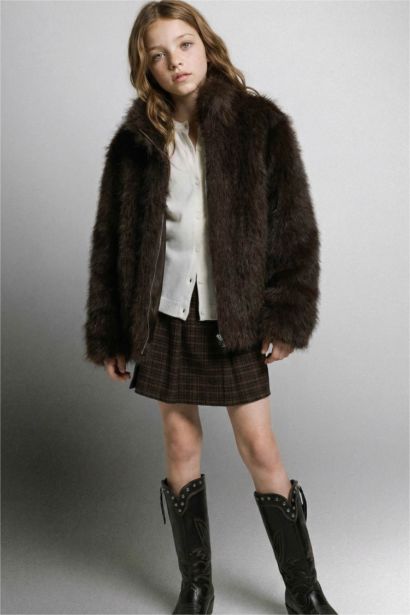 Girl High Neck Puffer Jacket