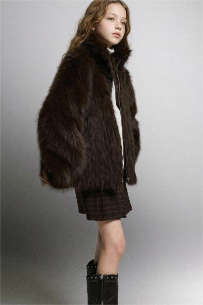 Girl High Neck Puffer Jacket