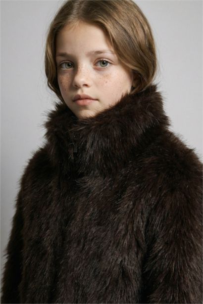 Girl High Neck Puffer Jacket