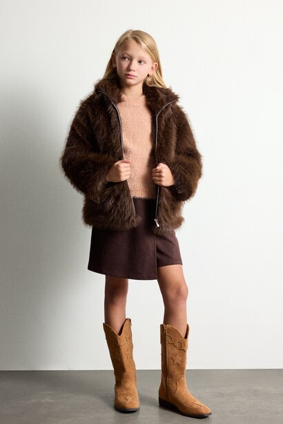 Girl High Neck Puffer Jacket