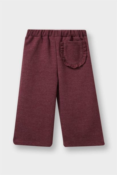Baby Girl Elastic Waist Trousers
