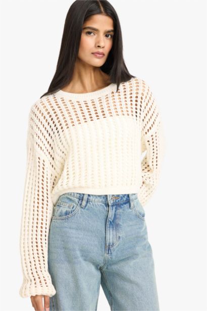 Свитер с круглым вырезом Regular Fit