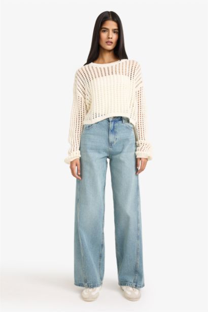 Свитер с круглым вырезом Regular Fit