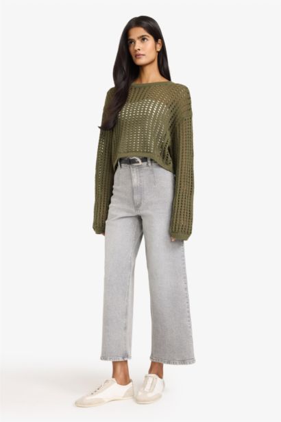 Свитер с круглым вырезом Regular Fit