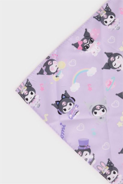 Kuromi Desenli Saten Şal Kız Çocuk