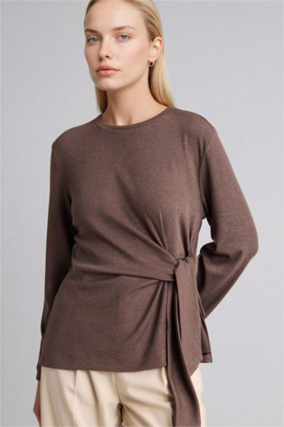 Regular Fit Crew Neck Long Sleeve T-Shirt