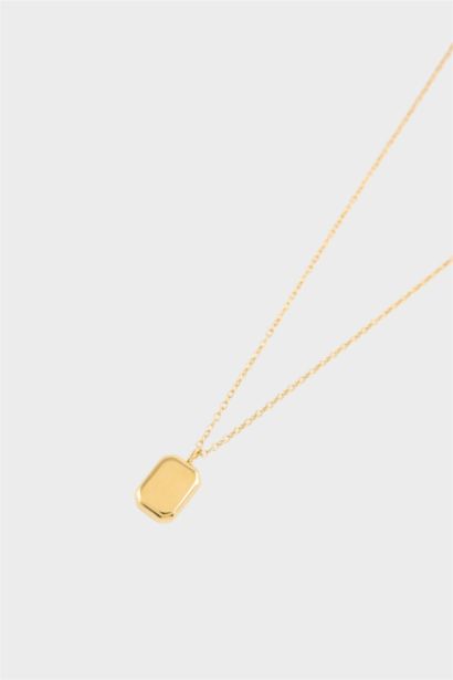 Kadın Gold 2'li Çelik Kolye