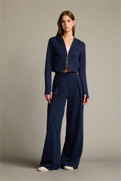 Regular Fit Regular Hem modal Trousers