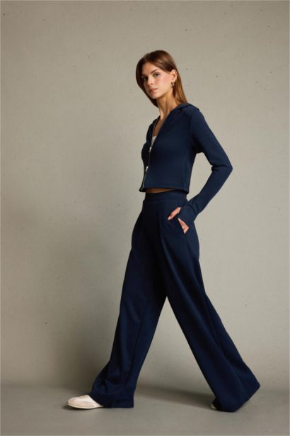 Regular Fit Regular Hem modal Trousers