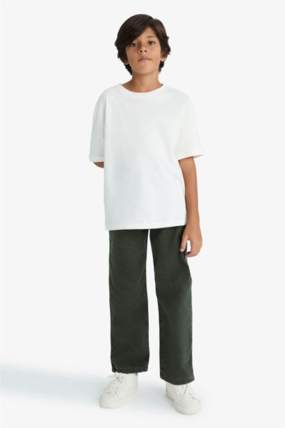 Boy Wide Leg Straight Leg Jeans