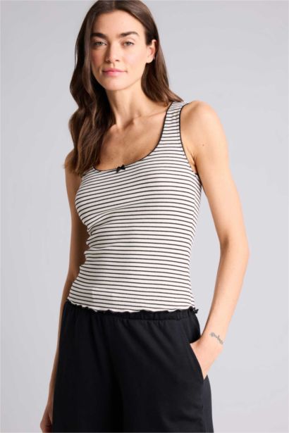 Regular Fit Ribana Tank Top
