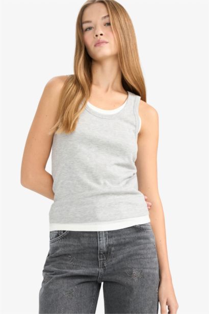 Regular Fit Camisole V-Neck Tank Top