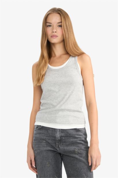 Regular Fit Camisole V-Neck Tank Top