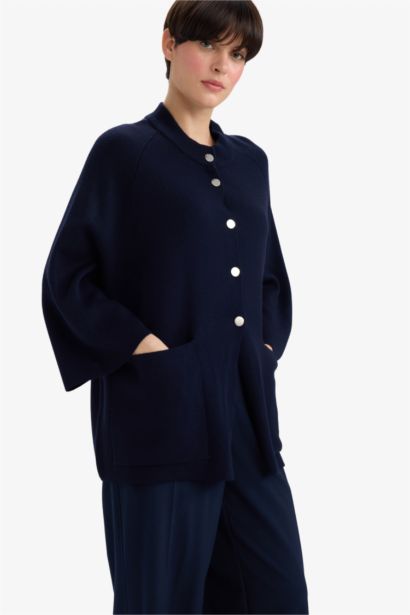 Relax Fit V-Neck Knitwear Cardigan