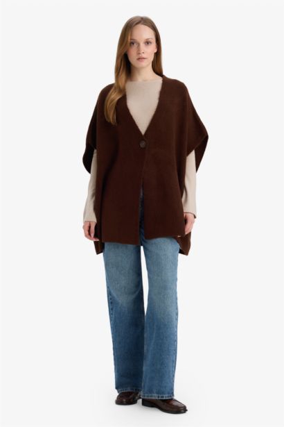 Relax Fit V-neck Knitwear Cardigan