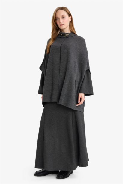 High Neck Knitwear Cardigan