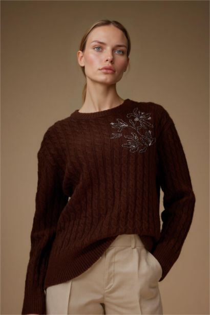 Regular Fit Crew Neck Knitwear Pullover