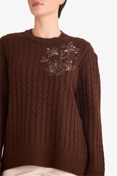 Regular Fit Crew Neck Knitwear Pullover