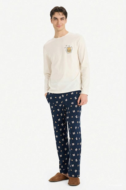 %100 Pamuk Tom & Jerry Pijama Takımı