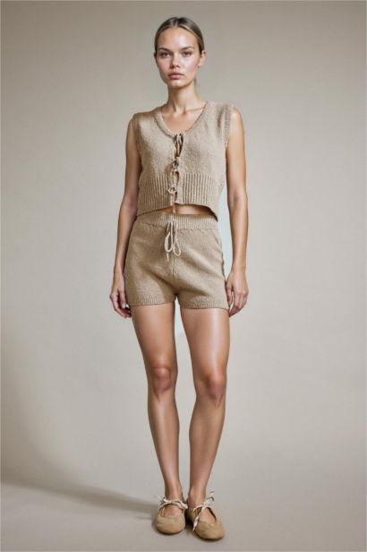 شورت بخصر مطاطي