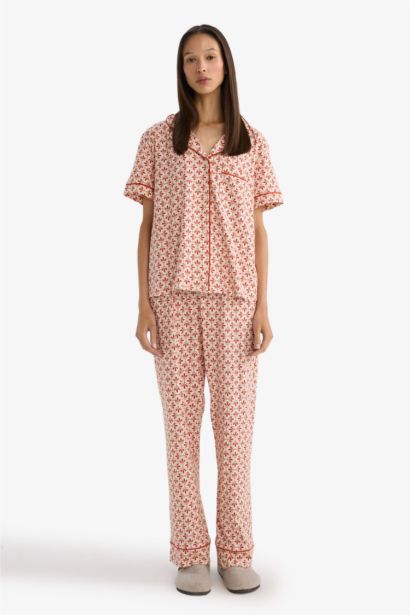 Regular Fit Short Sleeve 2 Piece Set