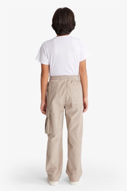 Standart Paça Kadife Pantolon Erkek Çocuk