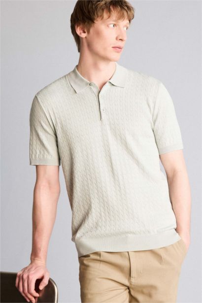 Man Short Sleeve Polo T-Shirt