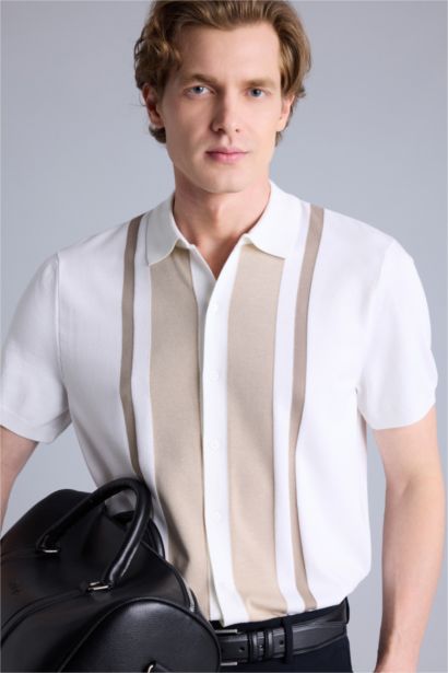 Man Short Sleeve Polo T-Shirt