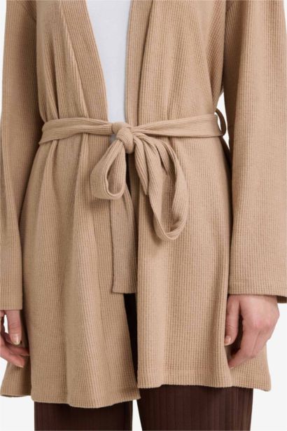 Regular Fit Wrap Collar Welsoft Plush Robe