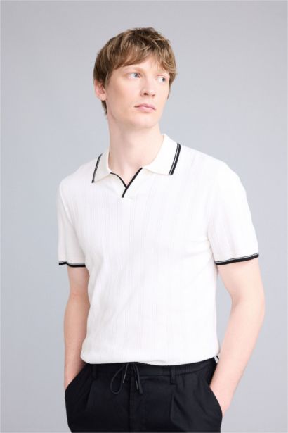 Man Short Sleeve Polo T-Shirt