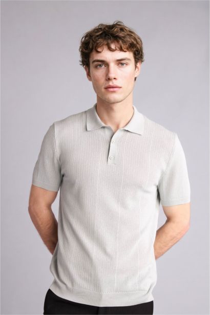 Standard Fit Short Sleeve Polo T-Shirt
