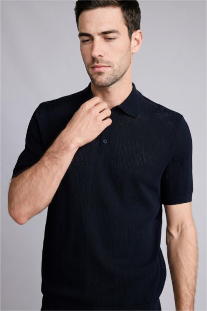 Standart Fit Kısa kollu Polo Tişört