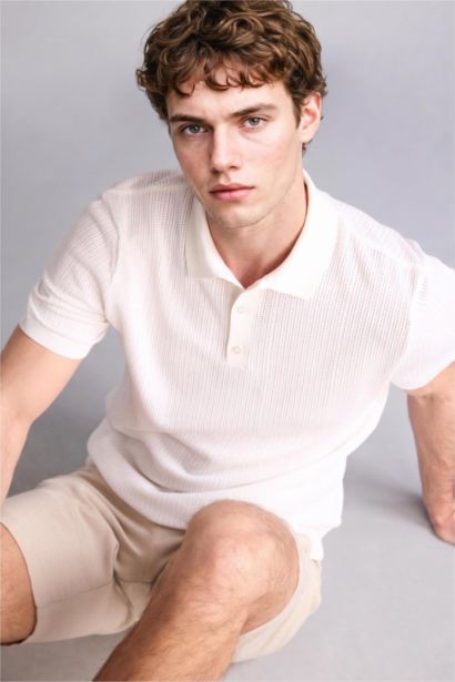 Standard Fit Short Sleeve Polo T-Shirt