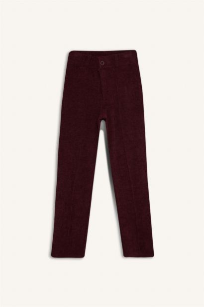 Girl Wide Leg Velvet Trousers