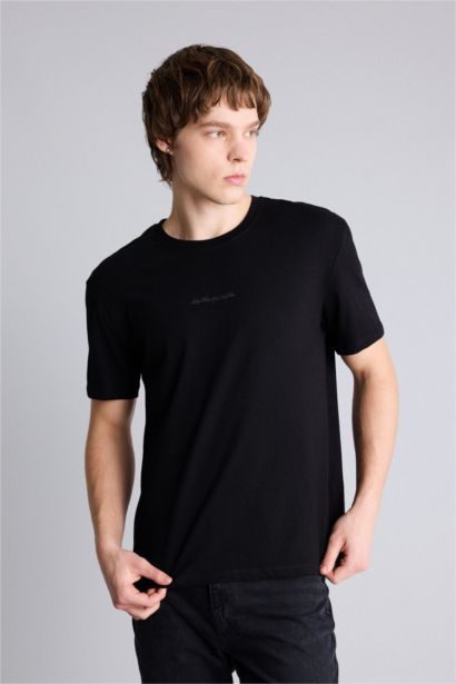 تيشيرت نص ردن مطبوع