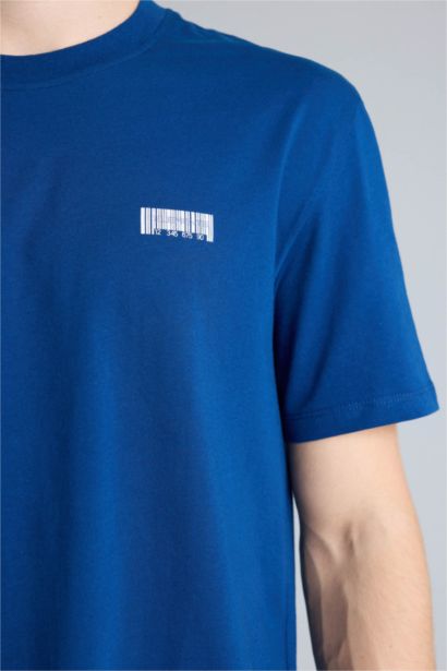 Regular Fıt Baskılı Kısa Kollu Tişört