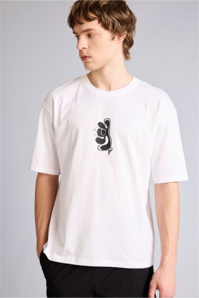 تيشيرت اوفر سايز مطبوع