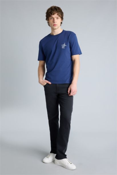 Regular Fıt Baskılı Kısa Kollu Tişört