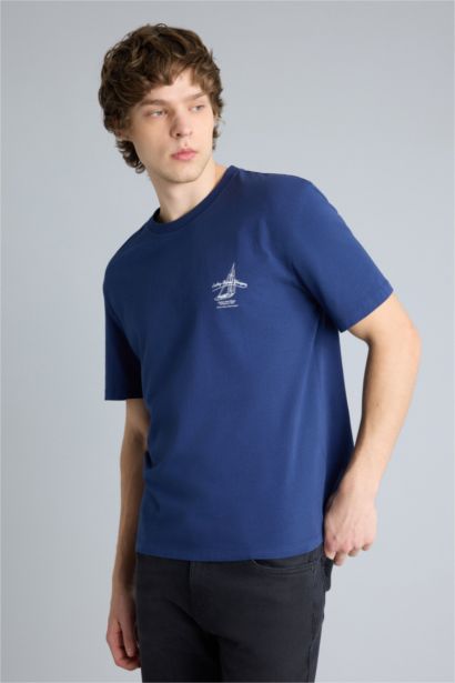 Regular Fıt Baskılı Kısa Kollu Tişört