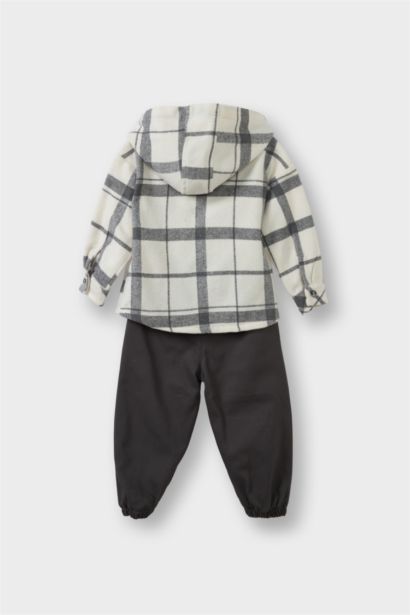 Baby Boy Checkered Shirt Trousers 2 piece Set
