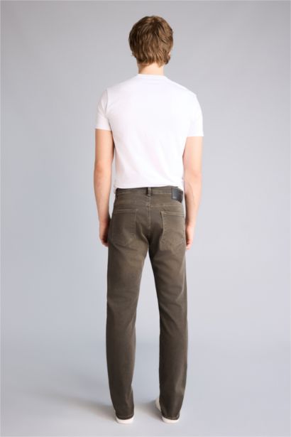 Sergio Regular Fıt Normal Bel Boru Paça Pantolon - Görsel 19