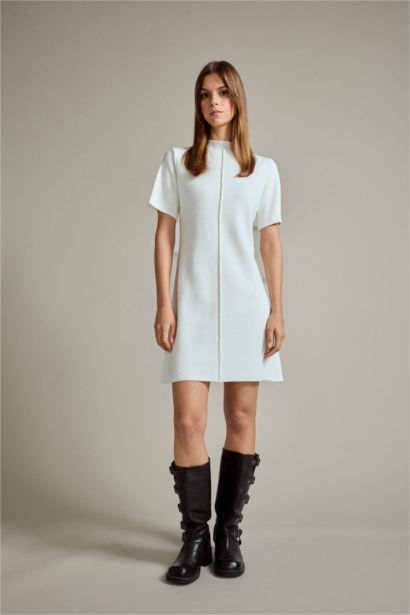 Crew Neck Dress