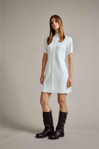 Crew Neck Dress
